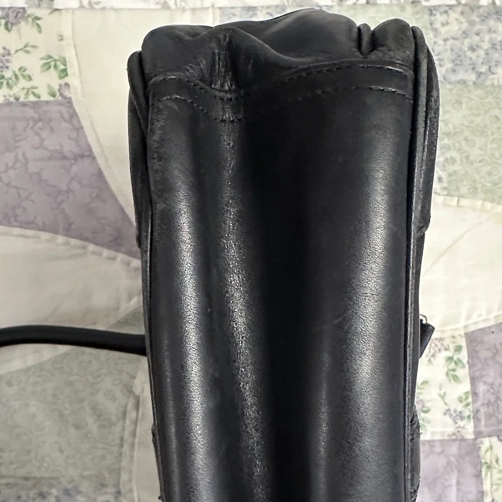 Coach Black Leather Men's Bag